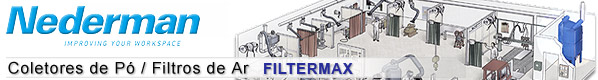 Coletor de pó filtrante compacto - filtermax