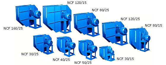 Exaustores Série NCF Radial