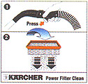aspirador karcher NT 361 Eco H com power filter clean